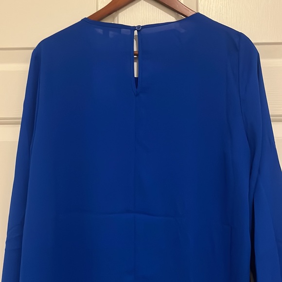 NWT  Pleione blue blouse large - Picture 5 of 5